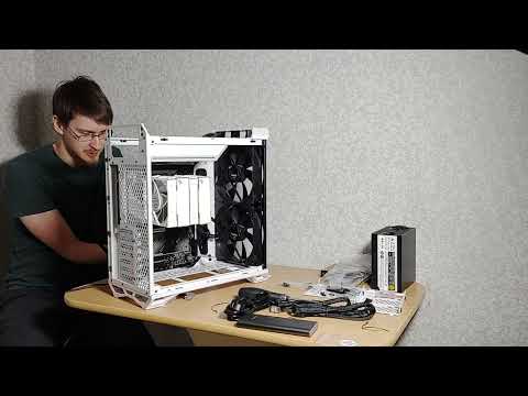 Timelapse PC Build Intel Core i5 13600K, ASUS TUF Gaming RTX 3080Ti, Fractal Torrent Compact WH