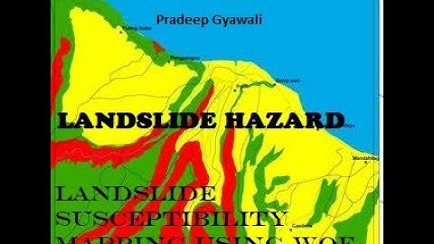 Landslide Susceptibility Assessment using Weight of Evidence(WoE) Approach/ PART-1 #geoinfonepal