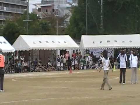 2012年10月14日（日）新田南地区運動会　一般女子リレー決勝　朝プラ
