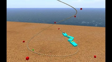 NURBS interpolated 3D-Path in an OpenSimulator miniregionmodule
