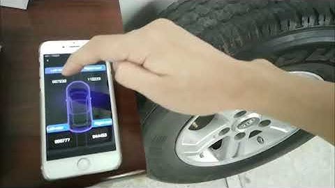 Bluetooth tire pressure monitoring system pairing tutorial