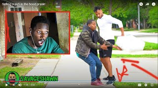 Selling a PS5 in the hood prank | Savage Shawn😂🔥