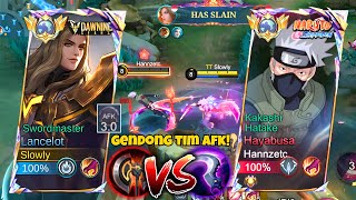 SUPER HARD GAME!😱 GLOBAL LANCELOT PRO HAYABUSA! INTENSE MATCH! - Mobile Legends