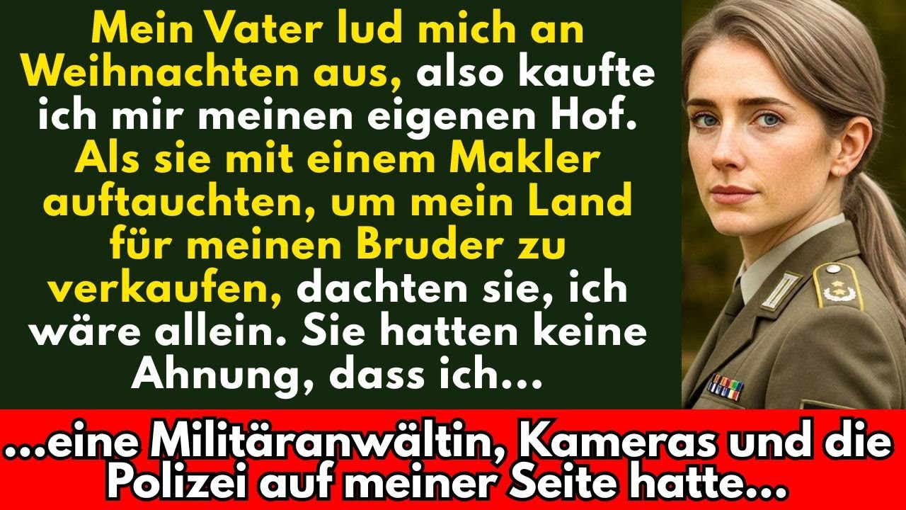 Vater schloss mich Weihnachten aus – er wollte meine Ranch verkaufen. Er rechnete mit dem Sheriff.