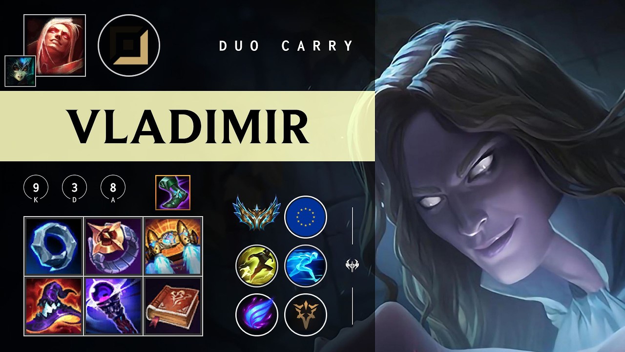 Vladimir Carry vs Jinx - EUW Challenger Patch 26.04