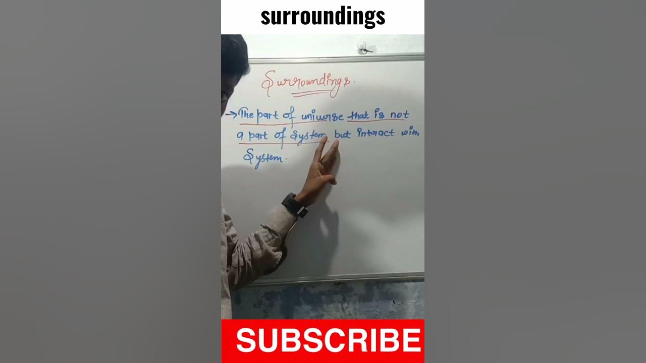 Surrounding Definition Thermodynamics Chemistry Class 11 science surrounding-definition-thermodynamics-chemistry-class-11-science