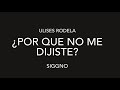 ¿Por Qué No Me Dijiste?-Siggno-Drum Cover