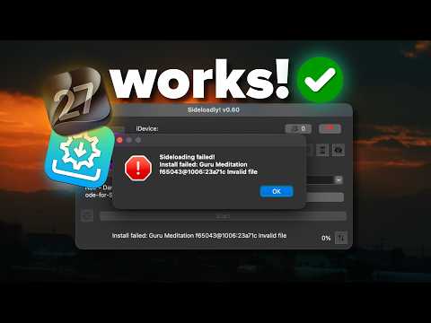 Fix Sideloadly “Invalid File” Error on MacOS 27 | Step-by-Step