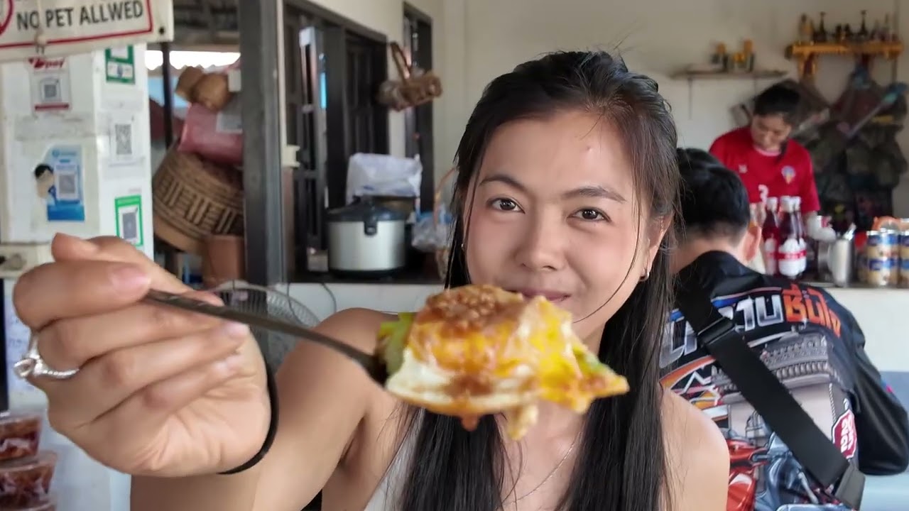 🇱🇦ของอร่อย ใกล้สนามบิน ร้านบันแช่วในลาว