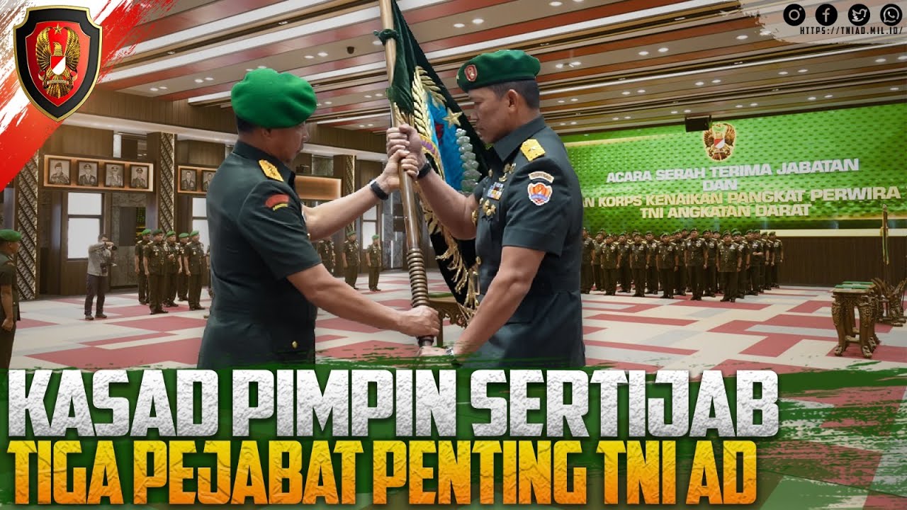 Kasad Pimpin Sertijab Tiga Pejabat Penting TNI AD | Kartika Channel