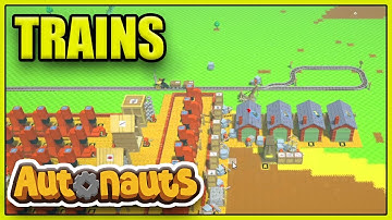 Making a Train Station! - Autonauts Mega Base - Episode 9
