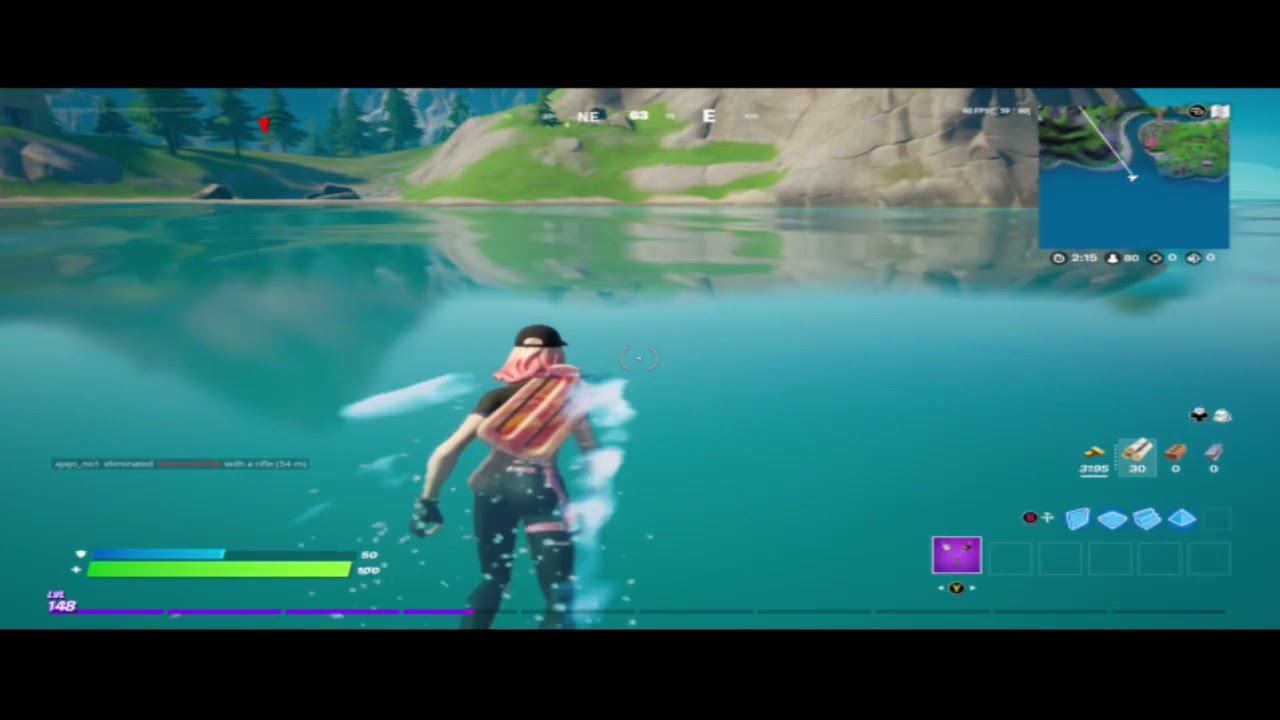 Walking in water glitch