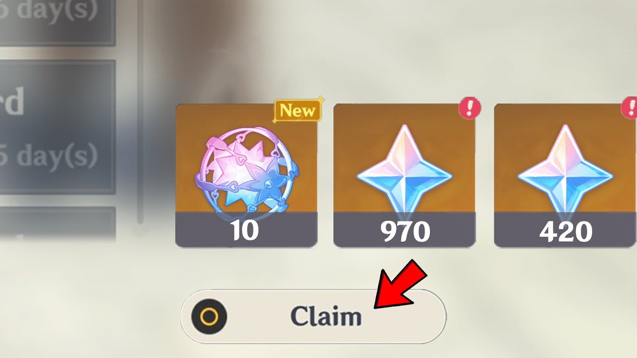 Free Primogems Rewards Today and Claim theme ALL - Genshin impact - YouTube