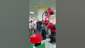 Spray robot arm span 1.5m and load 10kg. #industrial robot #six-axis robot #factory