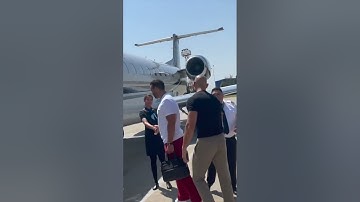 Tate Brothers boarding a Private Jet in Bucharest with their Wopies  #shorts
