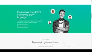 VoKit - Voice Over Services Elementor Template Kit vocal dubbing
