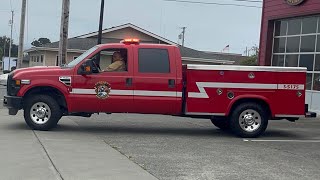 Crescent City Fire and Rescue Squad 5175 Responding