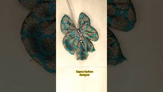 butterfly latakan making ♥️♥️ || letest latkan designs #reels #diy #fasionista #art #simplelatkan