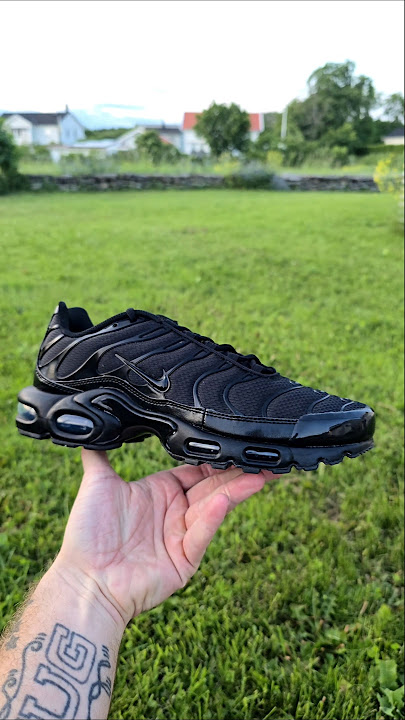 Nike Air Max Plus Black/Black #Black Shoes #nike ##airmax #plus @nike