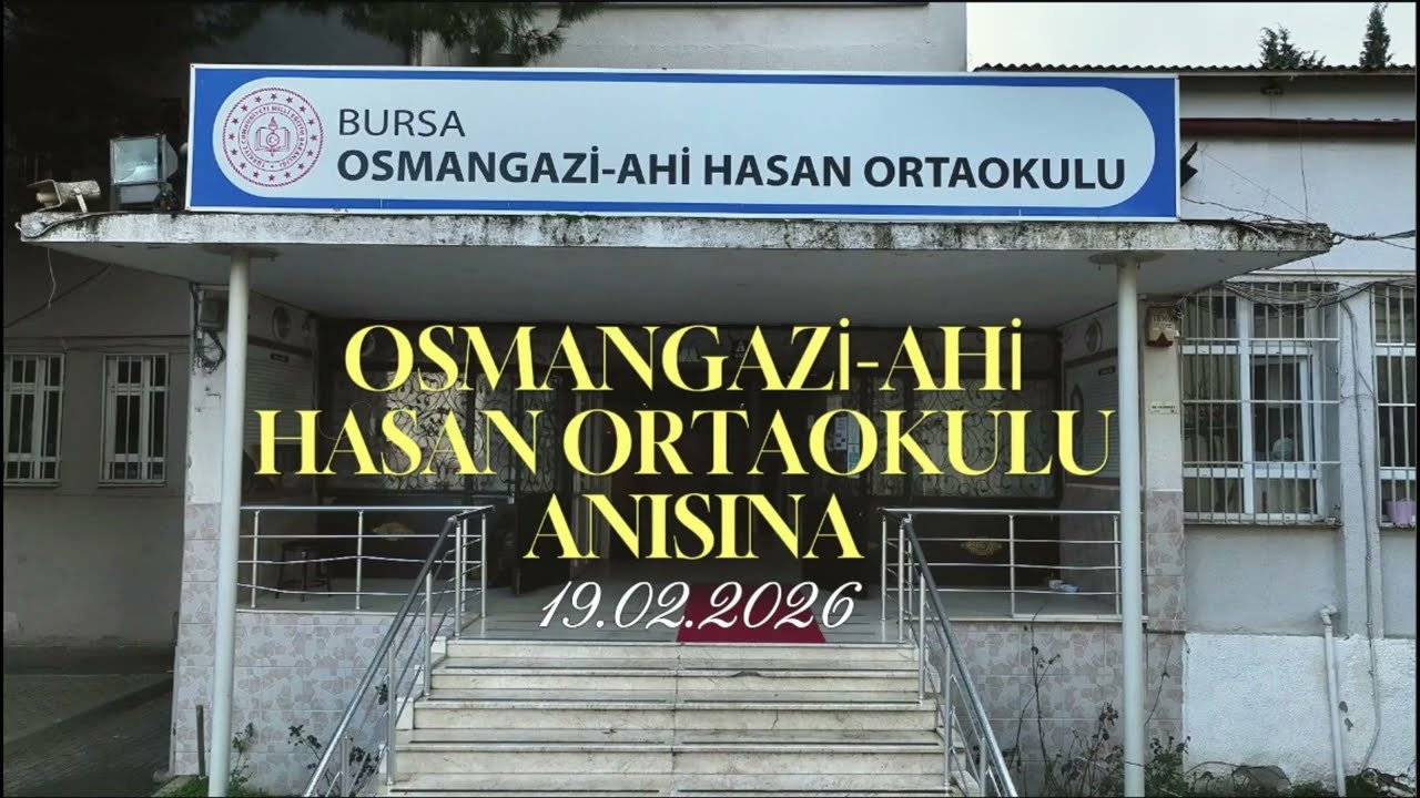 OSMANGAZİ AHİ HASAN ORTAOKULU DRONE GÖRÜNTÜLERİ VE FOTOĞRAFLAR