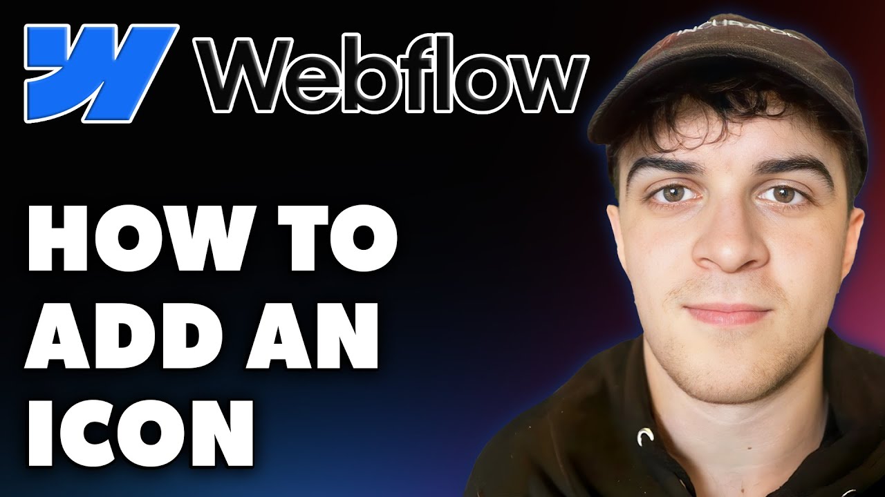 How to Add Icon in Webflow (Full 2024 Guide) - YouTube