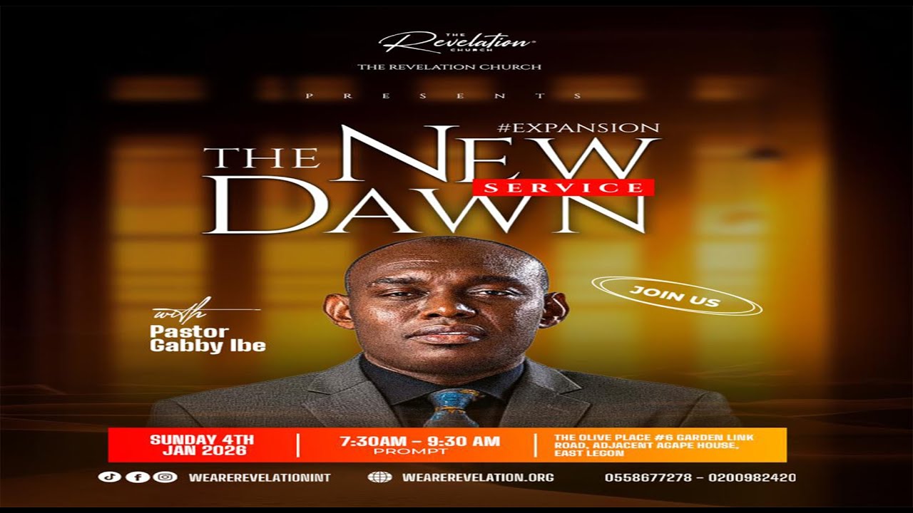 THE REVELATION CHURCH - NEW DAWN SERVICE - YouTube