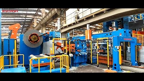 Smart Stamping Automation — 3-in-1 decoiler straightener feeder with Truss Destacker