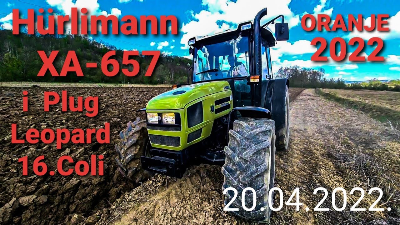 Hurlimann XA-657 i Lepoard 2x30 | Oranje 2022 | Hurlimann XA-657 Plowing 2022