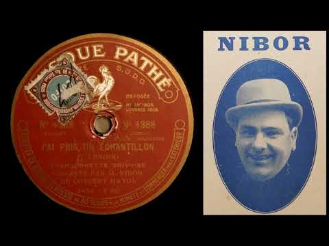Nibor - "J'ai pris un échantillon" - 1920