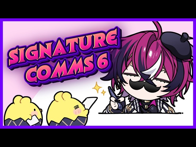 ZATSU & SIGNATURE COMMISSIONS 6【NIJISANJI  EN | Doppio Dropscythe】