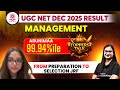 UGC NET Management Topper Interview🔥| UGC NET JRF Management Topper's Talk With Arunima | Monika Mam