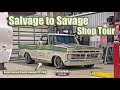 Salvage to Savage Shop Tour & First look at their Supercharged Coyote Swapped 73' F100 | Ford Era