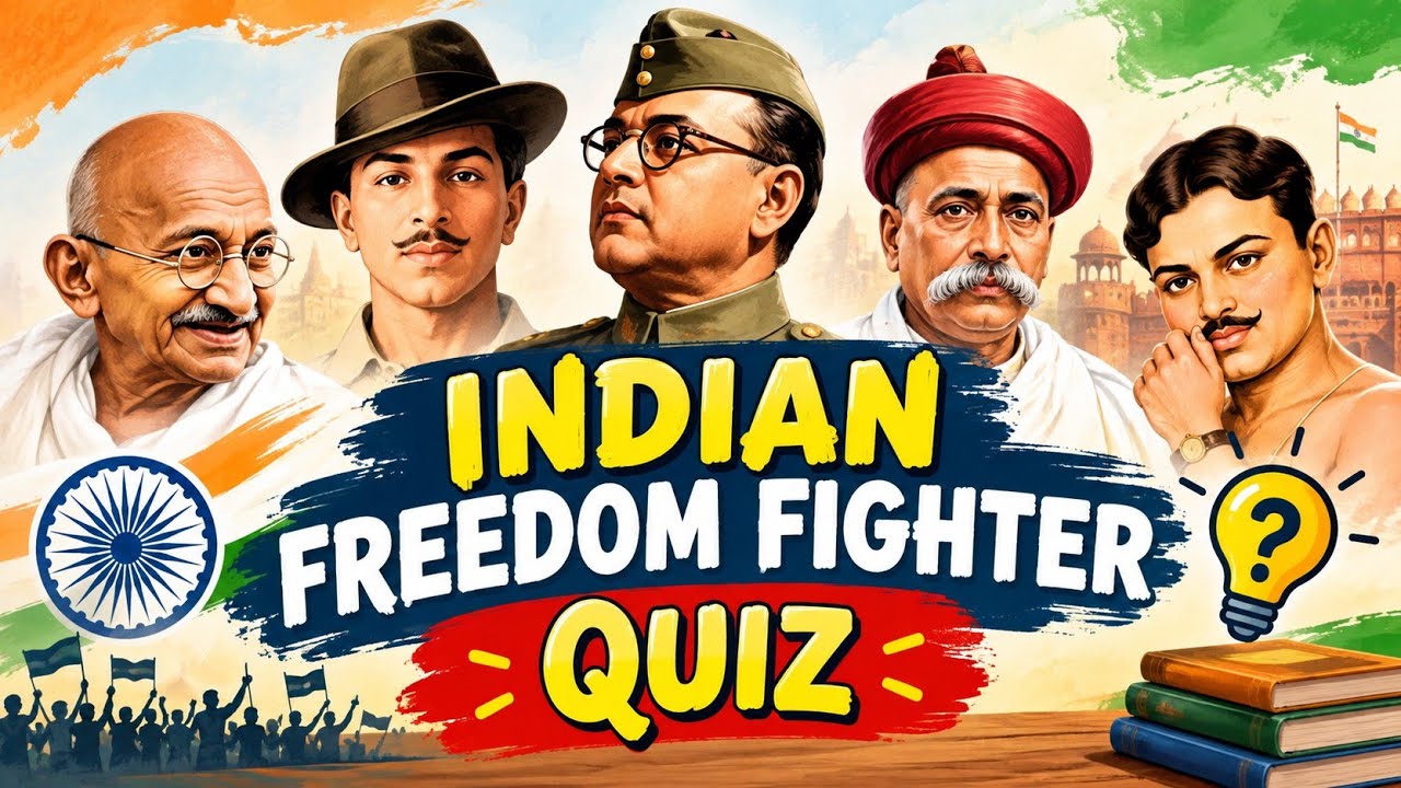 Indian Freedom Fighter Quiz 🇮🇳 | Guess the Freedom Fighter | India ...
