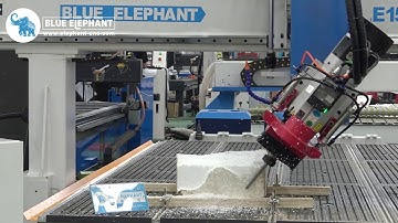 ELE1530 linear ATC 4 axis rotary can rotate to 180 degree carving on foam