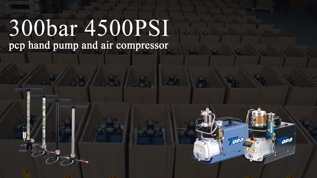 How to produce 300bar 4500PSI pcp air rifle hand pump and air compressor