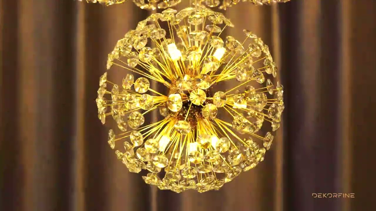 Crystal Dandelion Chandelier