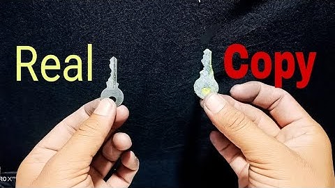 How to Make a Key Copy That Unlocks locks #key #copy #video #viralvideo #experiment