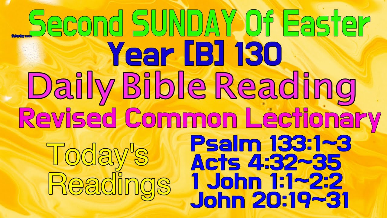 Second Sunday Of Easter Revised Common Lectionary Year B 130 YouTube second-sunday-of-easter-revised-common-lectionary-year-b-130-youtube