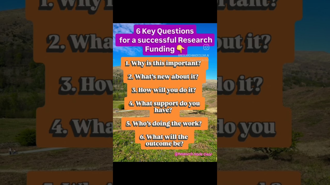 How write research Proposal for successful grants? 