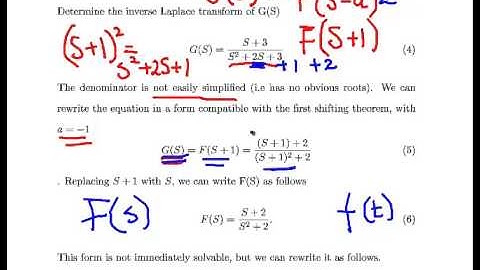 Inverse Laplace Transforms (Example 2)