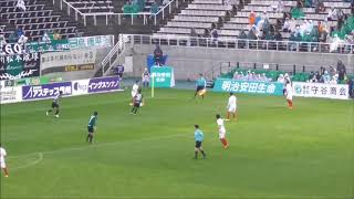 （田中パウロ淳一選手ゴール）松本山雅vsＦＣ岐阜　20171029