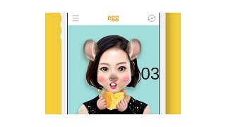 #3 Selfie Cam App with Face detection & Stickers in Android Studio screenshot 1
