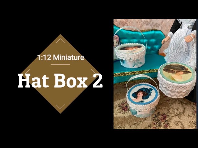 SVG File - Mini Hat Treat Box - Assembly Tutorial 