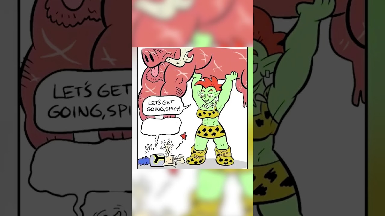 🔥Can't Move...🔥 (My Girlfriend Is an Orc Warlord Comic Dub)