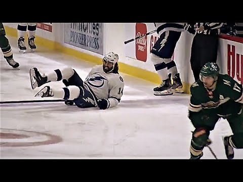 Marcus Foligno Stands Up Big Pat Maroon