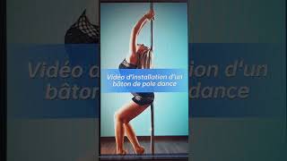 Montage barre pole dance femor