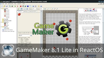 GameMaker 8.1 Lite in ReactOS