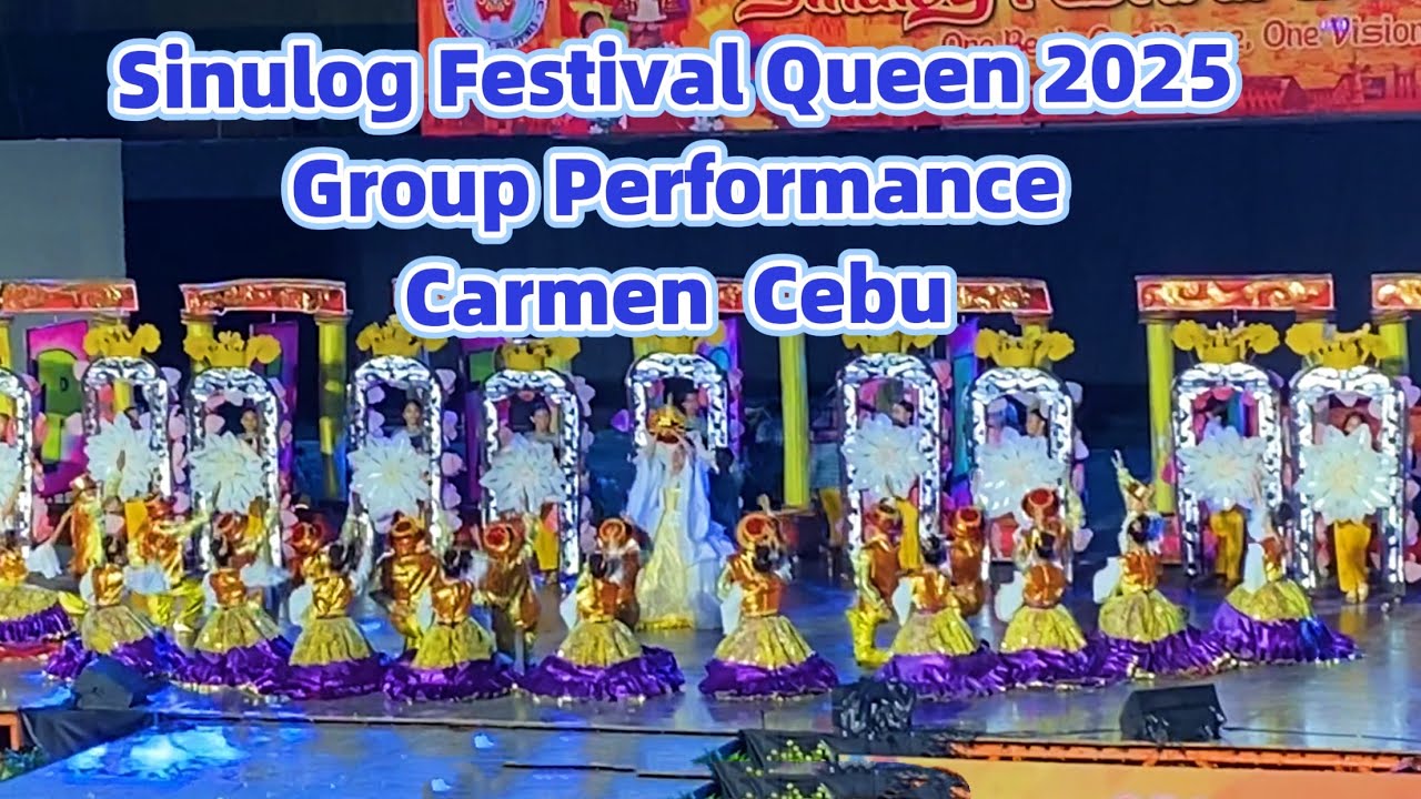 Sinulog Festival Queen 2025 CARMEN Group Performance Dance & Costume Cebu | Sinulog 2025