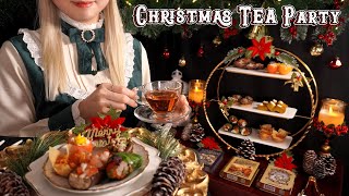 ASMR Christmas Tea PartyDieting Tea Foods