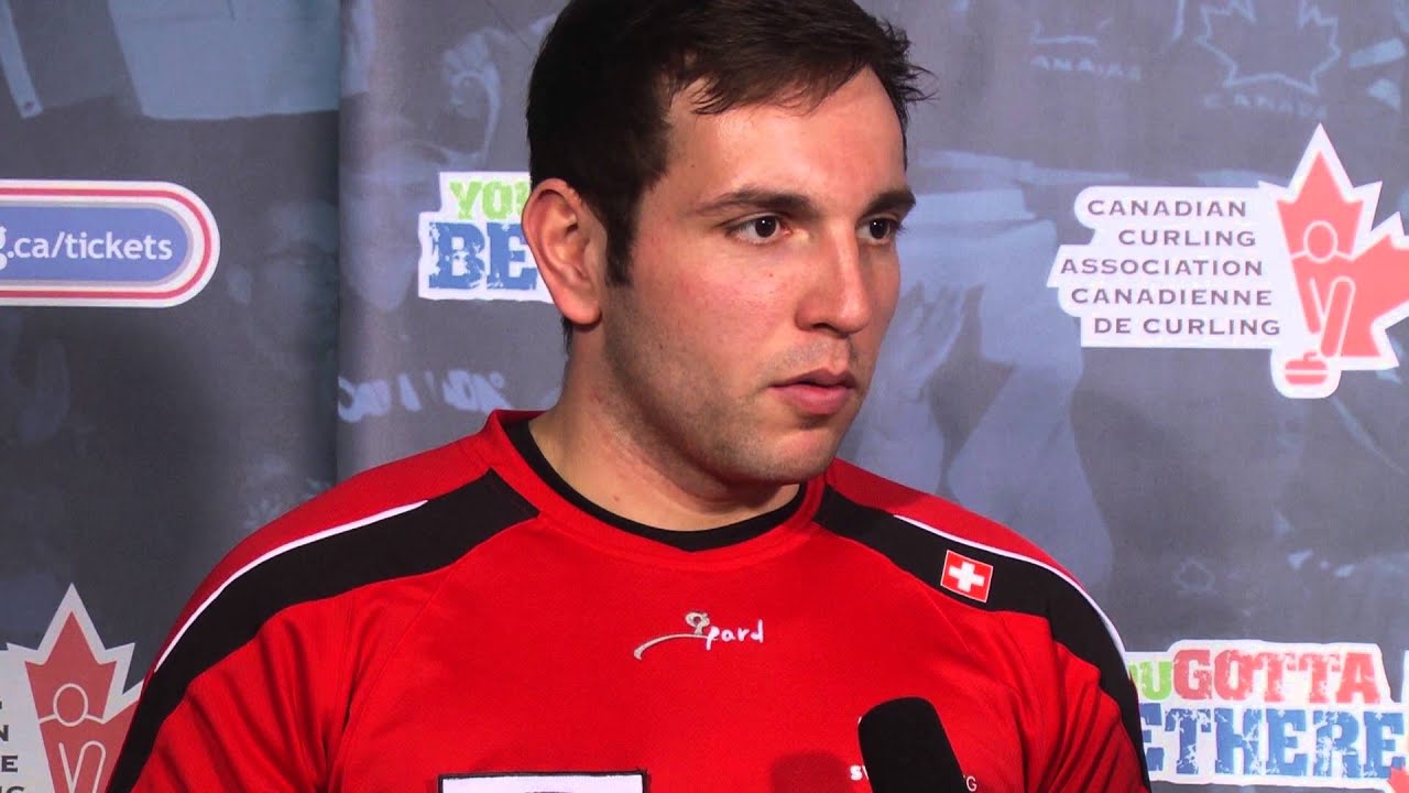 Draw 1 Media Scrum - 2013 Ford World Men's Curling Championship